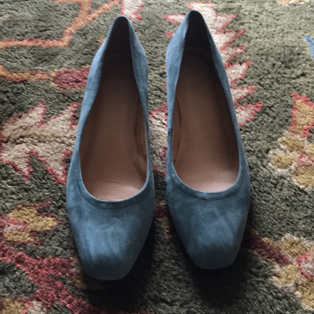 Madewell suede pumps size 10